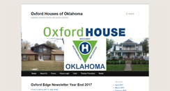 Desktop Screenshot of oxfordhouseok.org