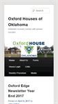 Mobile Screenshot of oxfordhouseok.org